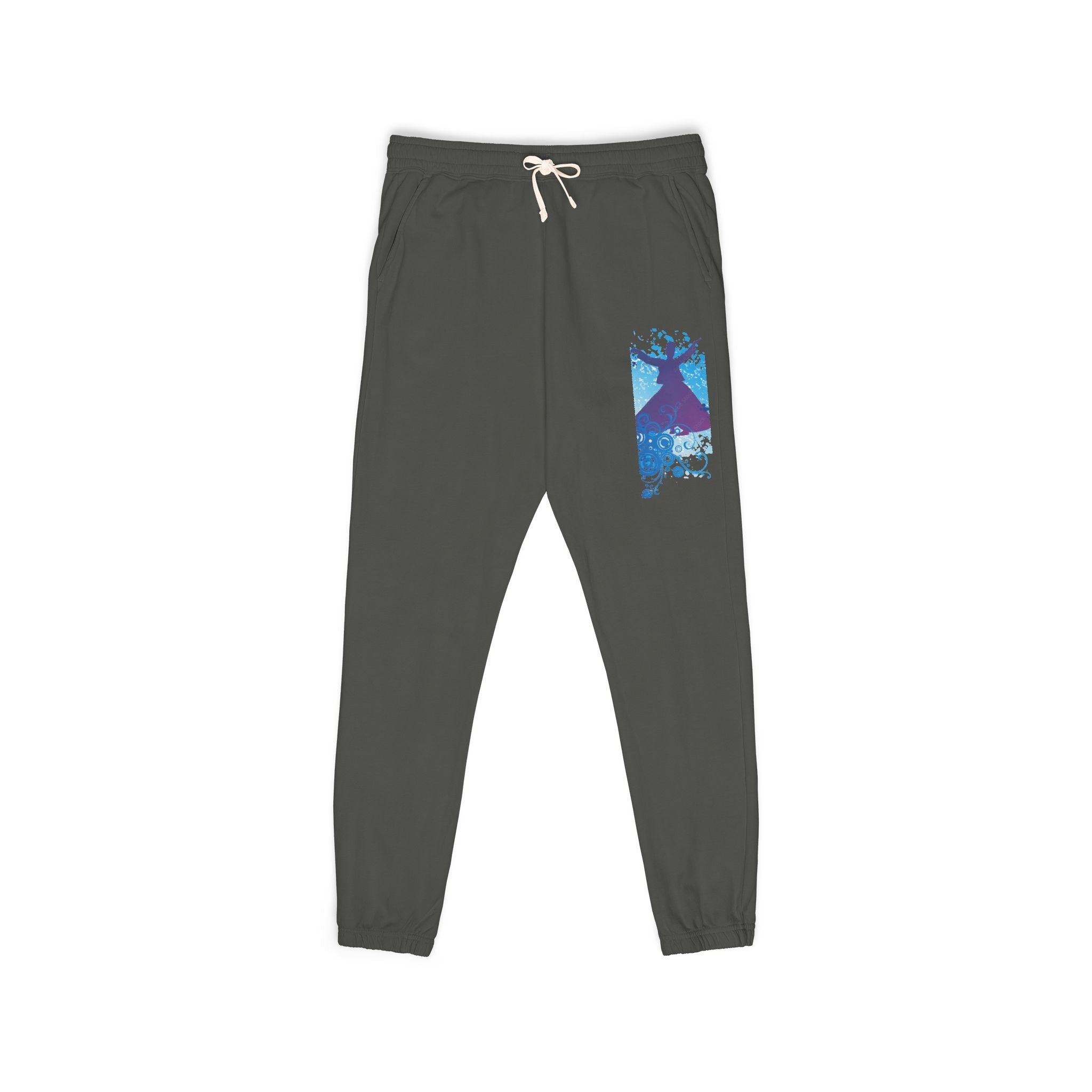 Garment-Dyed Fleece Sweatpants for Relaxation, Cozy Lounge Wear, Everyday Comfort, Gift for Chill Days, Perfect for Home and Travel