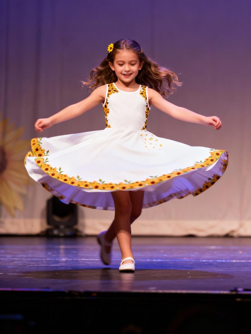 Sunshine Floral Girls' Sundress