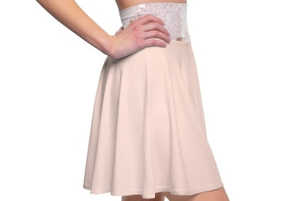 Floral Women's Skater Skirt - Perfect for Spring & Summer Occasions