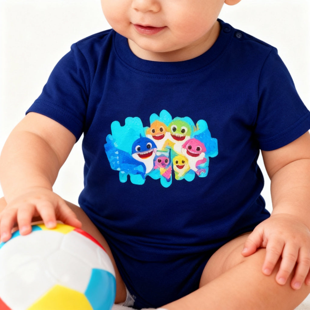 Playful Cartoon Character Infant Tee