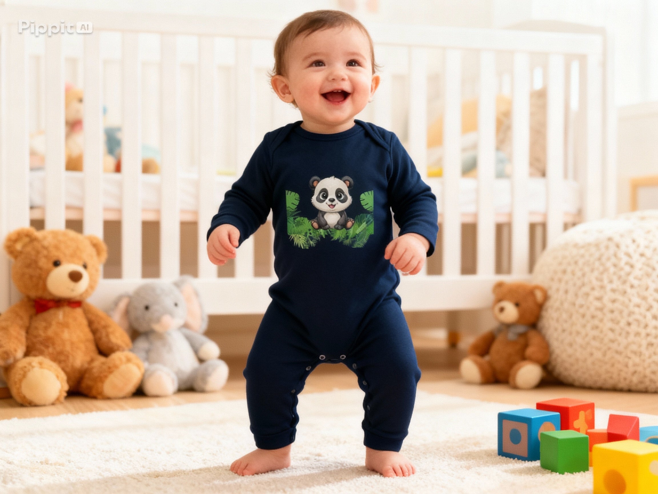 Cute Panda Infant Bodysuit - Paw-sitive Creature!