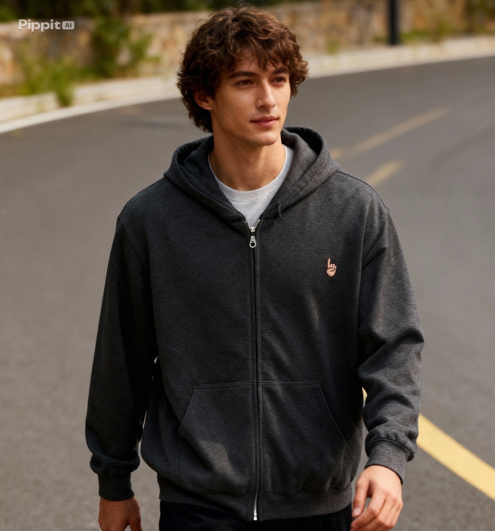 Cozy Unisex Full Zip Hoodie for Casual Comfort