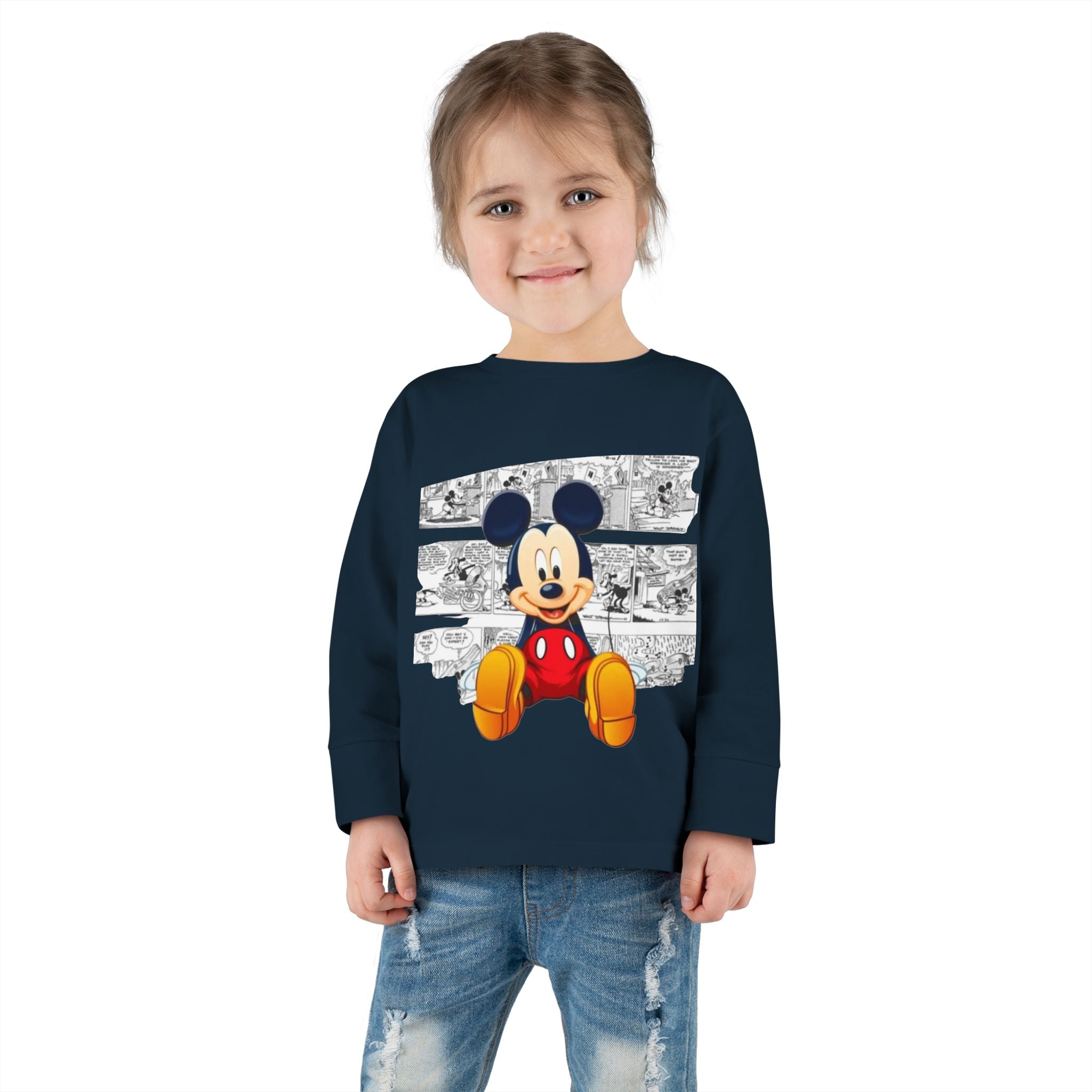 Mickey Mouse Toddler Long Sleeve Tee - Fun and Cozy Casual Wear