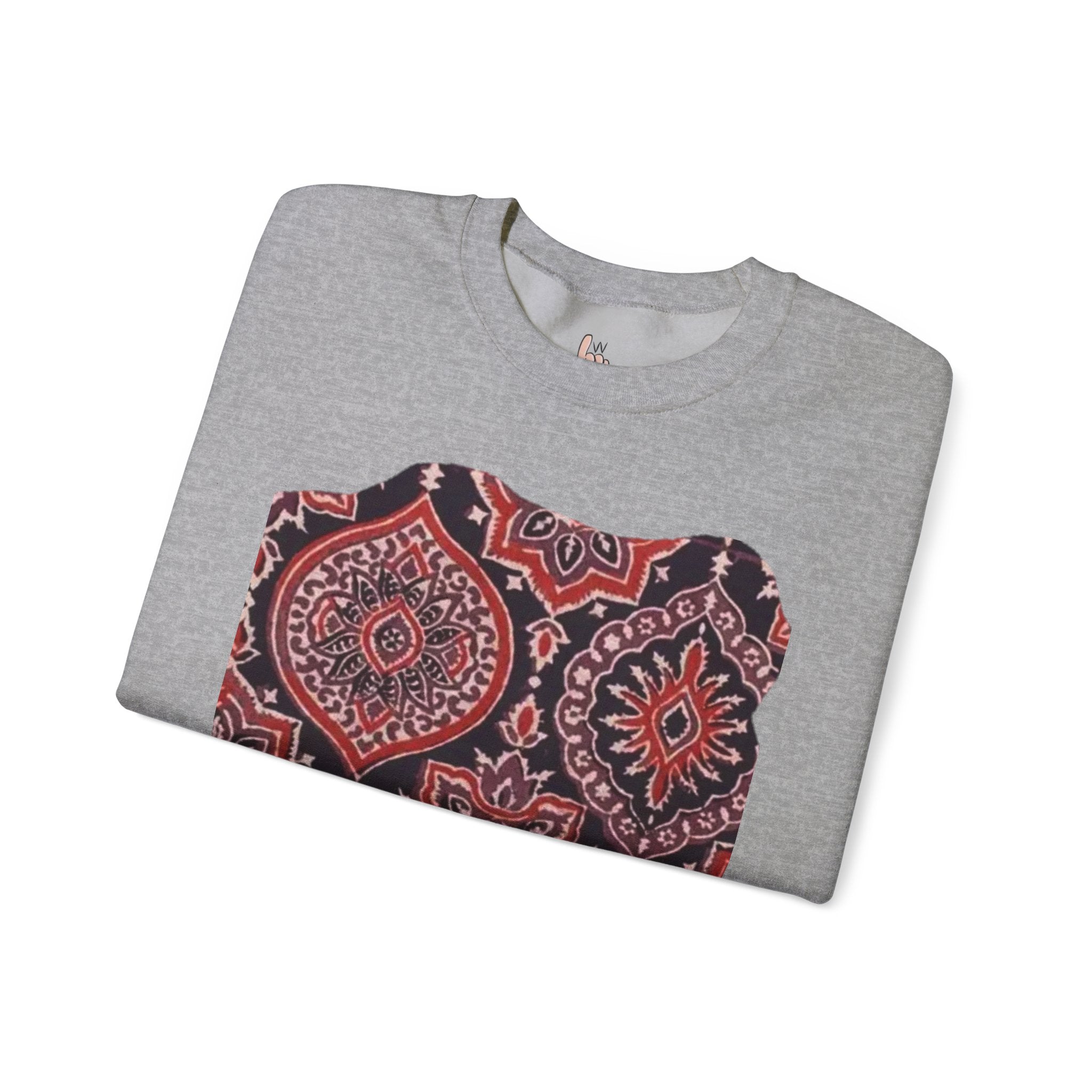 Stylish Boho Crewneck Sweatshirt - Cozy Layer, Unisex Fashion, Fall Essential, Unique Gift, Casual Lifestyle