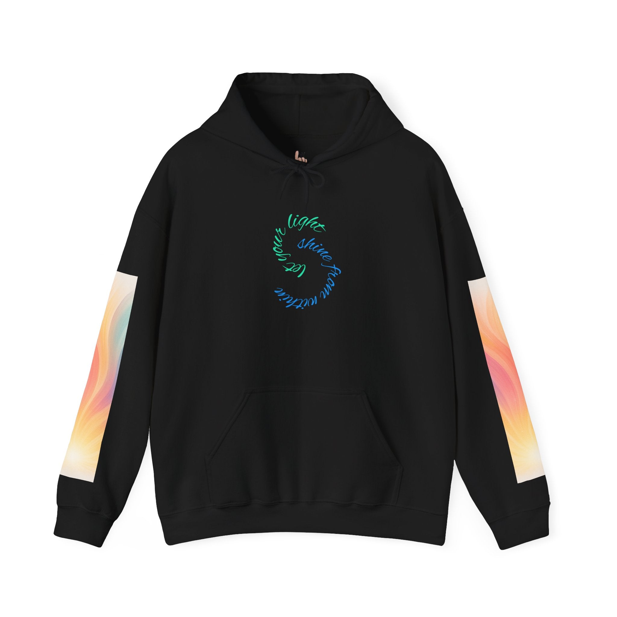 Vibrant Gradient Hooded Sweatshirt - Cozy Layer, Perfect for Casual Days, Gift for Art Lovers, Unisex Style, Spring Fashion, Everyday [...]