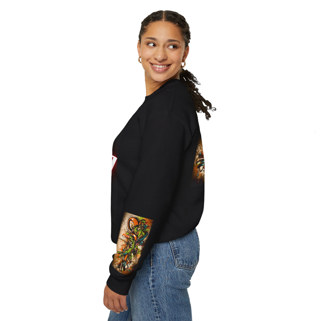 Making Magic Crewneck Sweatshirt | Unisex Graphic Sweater for Creative Souls