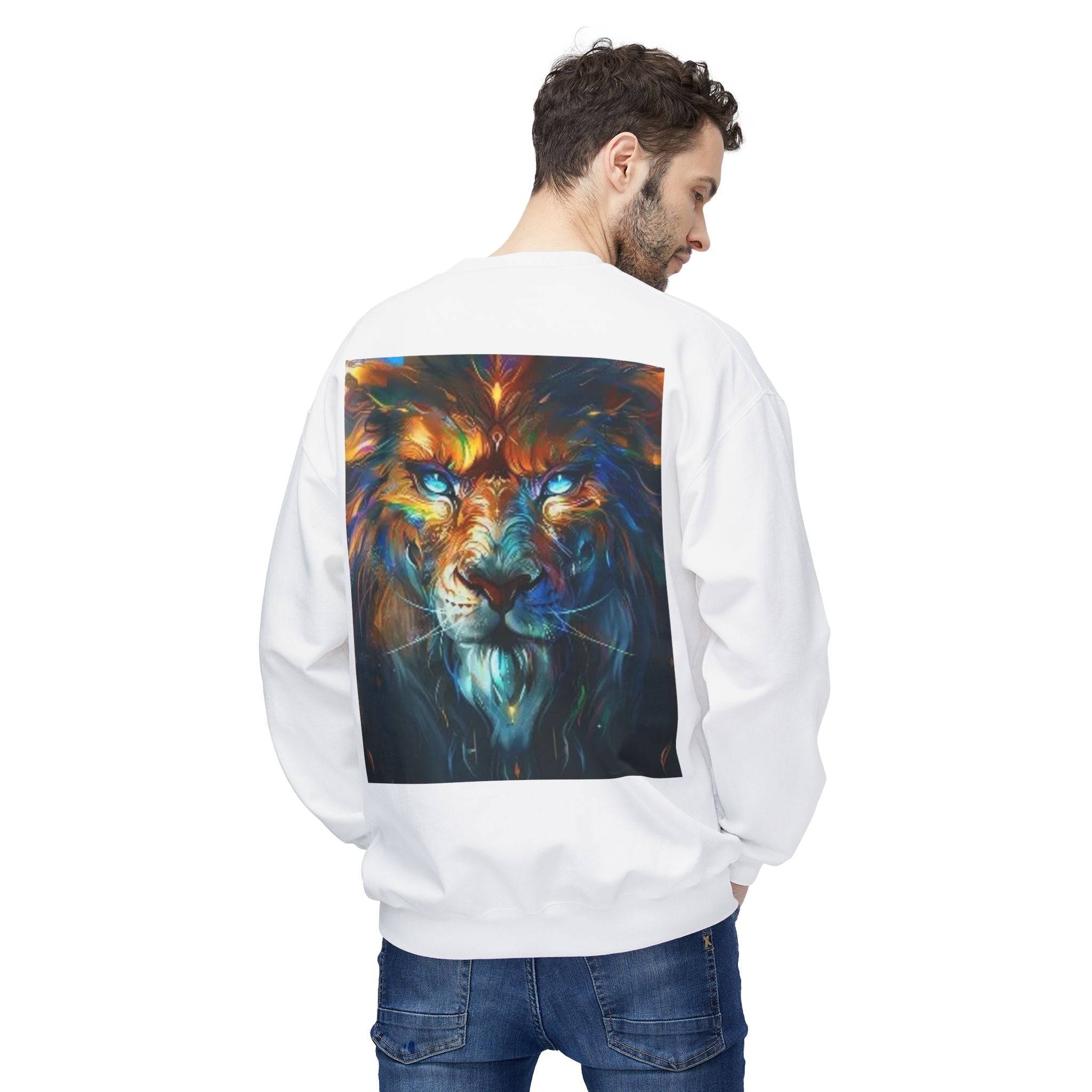 Vibrant Lion Crewneck Sweatshirt, Cozy Fleece Sweatshirt for Animal Lovers, Gift for Wildlife Enthusiasts, Stylish Casual Wear, [...]