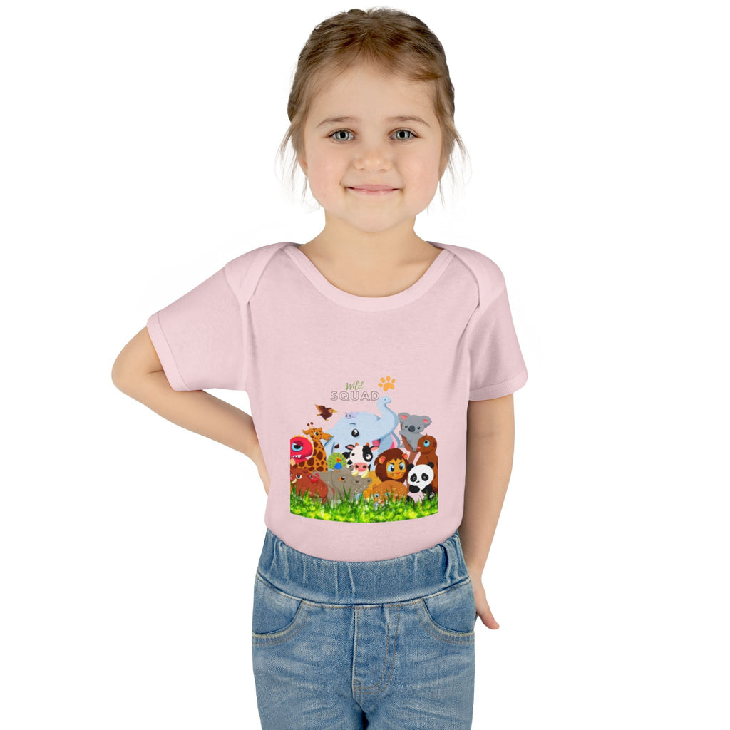 Cute Animal Print Infant Bodysuit - Adorable Baby Gift