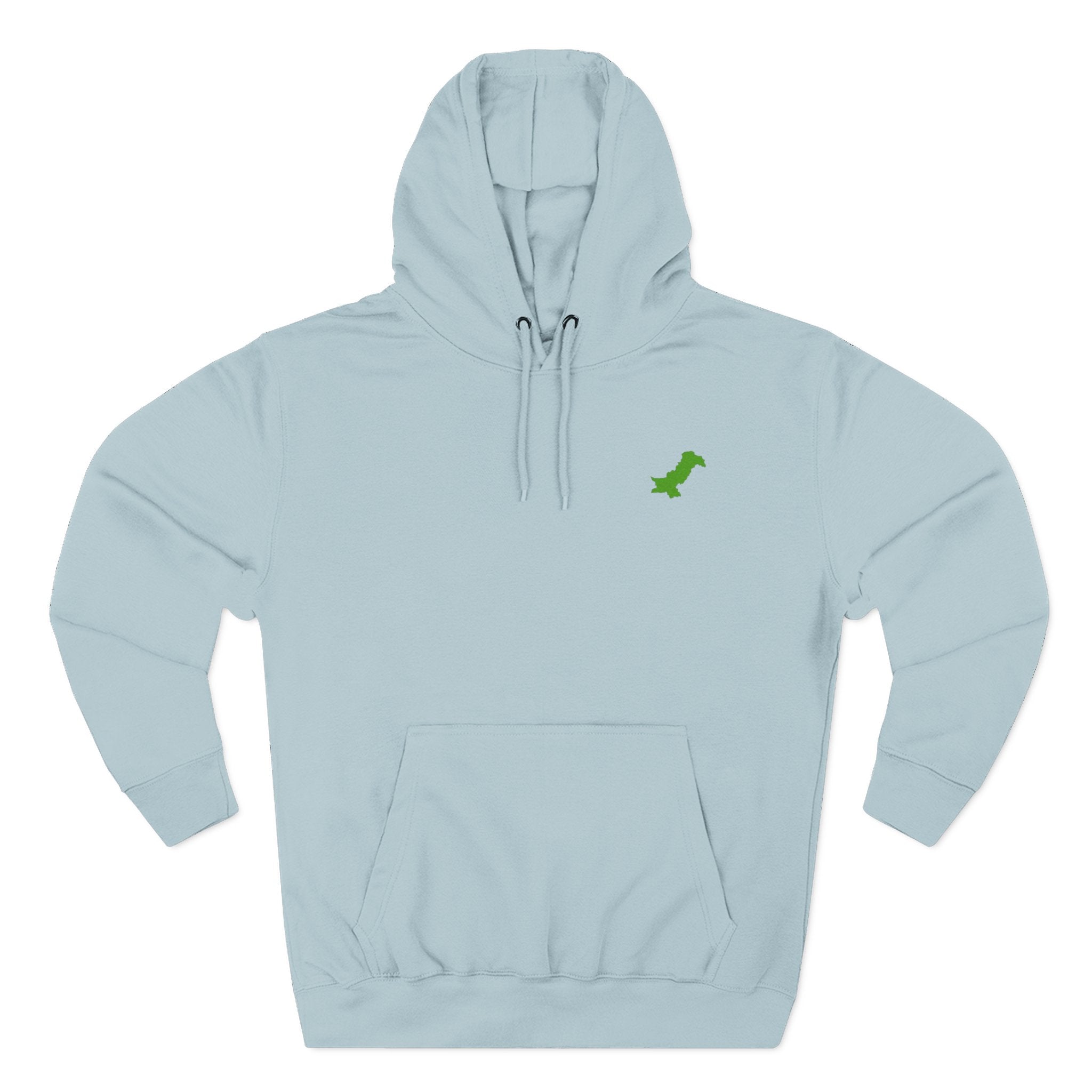 Minimal Green Dachshund Hoodie — Small Chest Dog Silhouette Sweatshirt