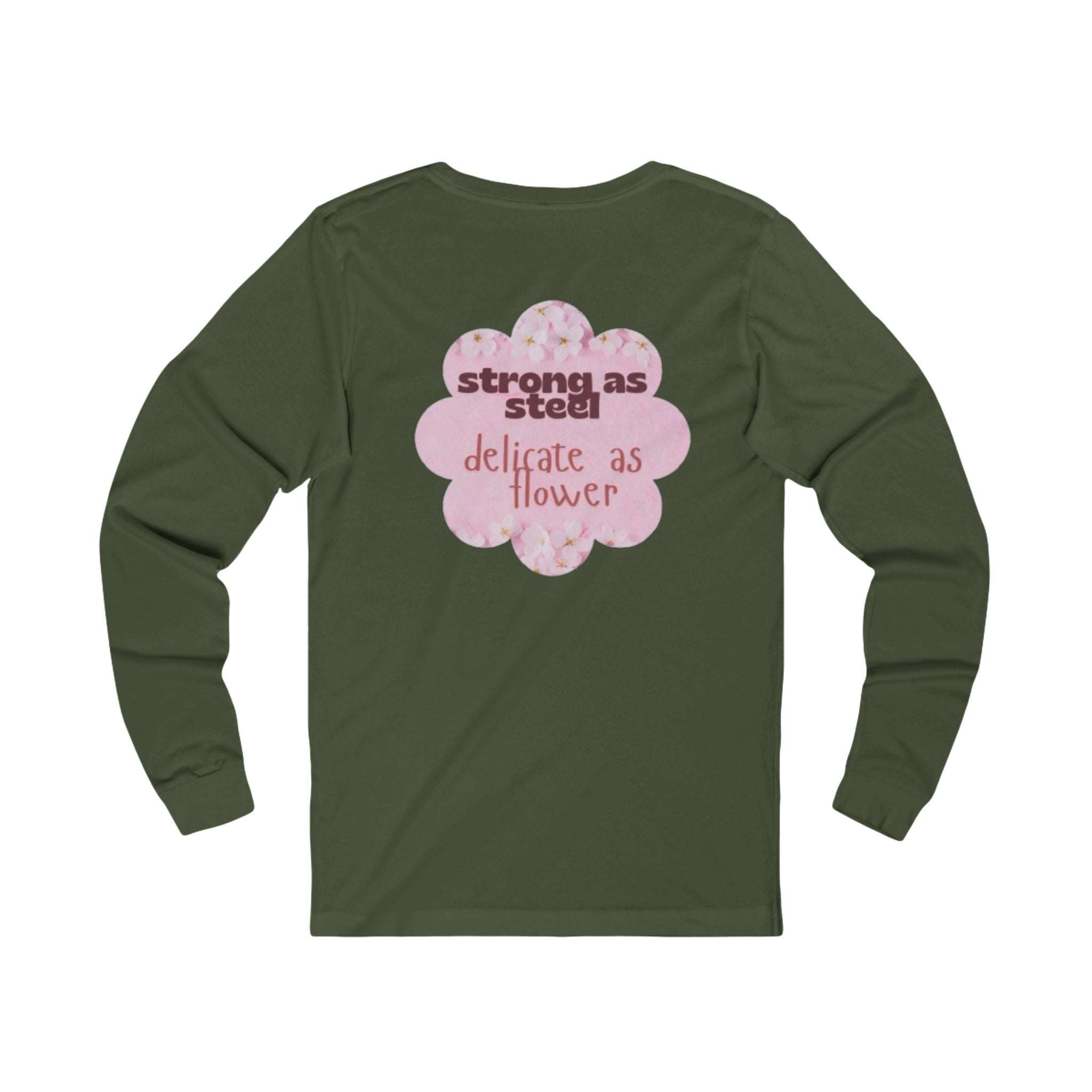 Empowered Women's Long Sleeve Tee, Girl Power Tee, Feminist Shirt, Spring Fashion, Gift for Her, Casual Wear