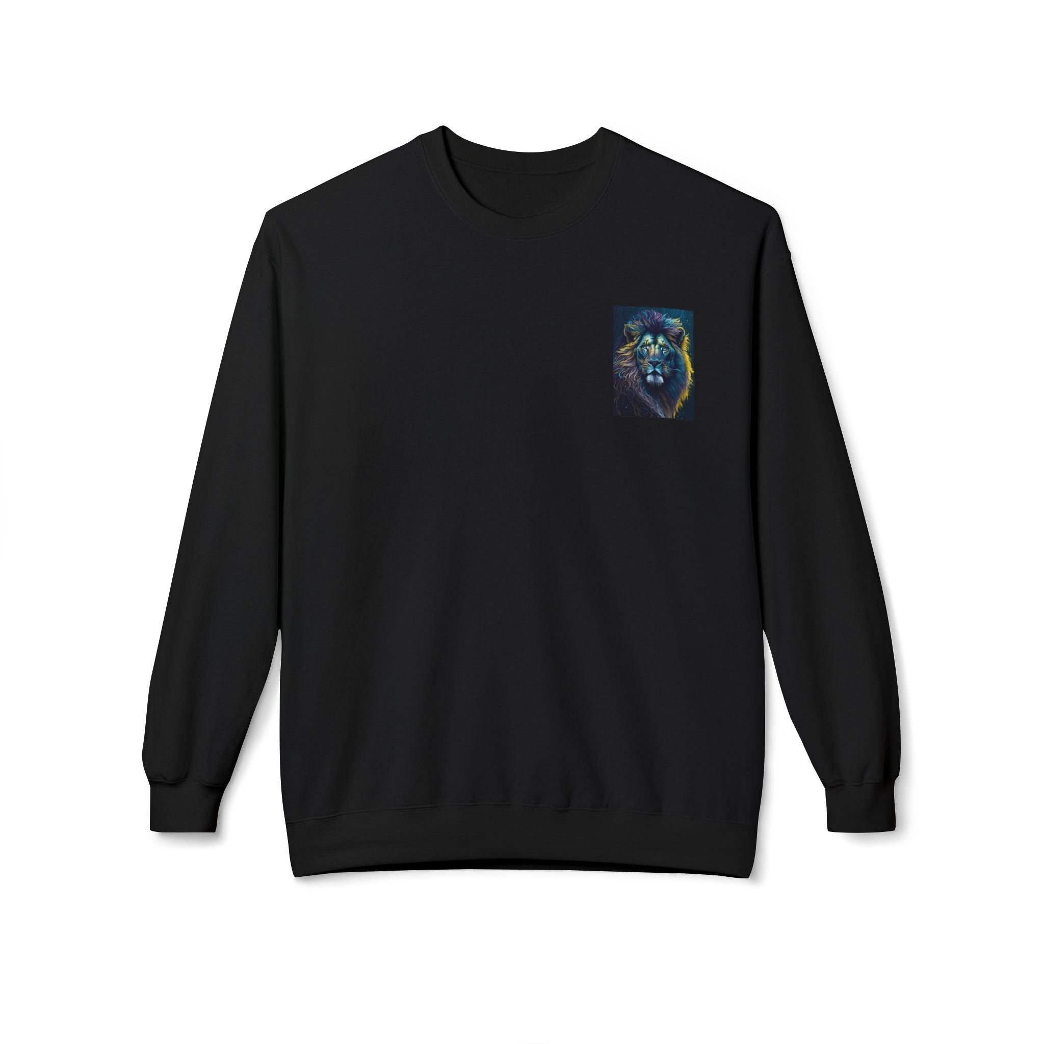 Vibrant Lion Crewneck Sweatshirt, Cozy Fleece Sweatshirt for Animal Lovers, Gift for Wildlife Enthusiasts, Stylish Casual Wear, [...]