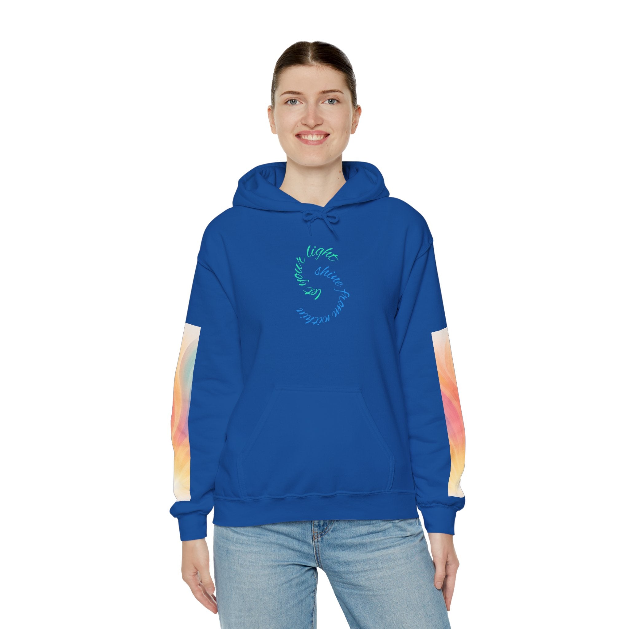 Vibrant Gradient Hooded Sweatshirt - Cozy Layer, Perfect for Casual Days, Gift for Art Lovers, Unisex Style, Spring Fashion, Everyday [...]
