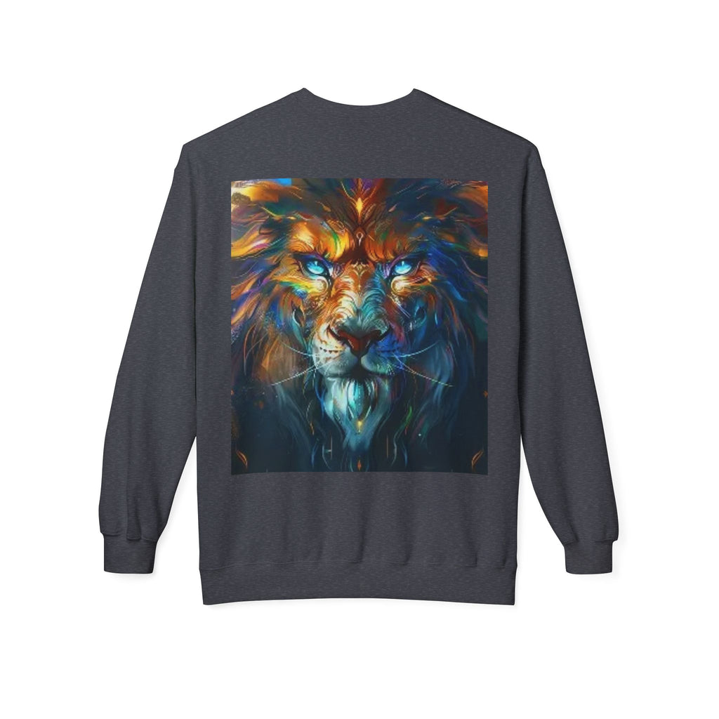 Vibrant Lion Crewneck Sweatshirt, Cozy Fleece Sweatshirt for Animal Lovers, Gift for Wildlife Enthusiasts, Stylish Casual Wear, [...]