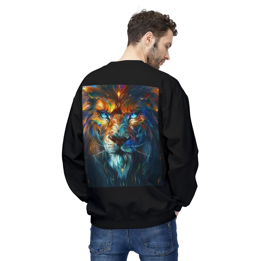 Vibrant Lion Crewneck Sweatshirt, Cozy Fleece Sweatshirt for Animal Lovers, Gift for Wildlife Enthusiasts, Stylish Casual Wear, [...]