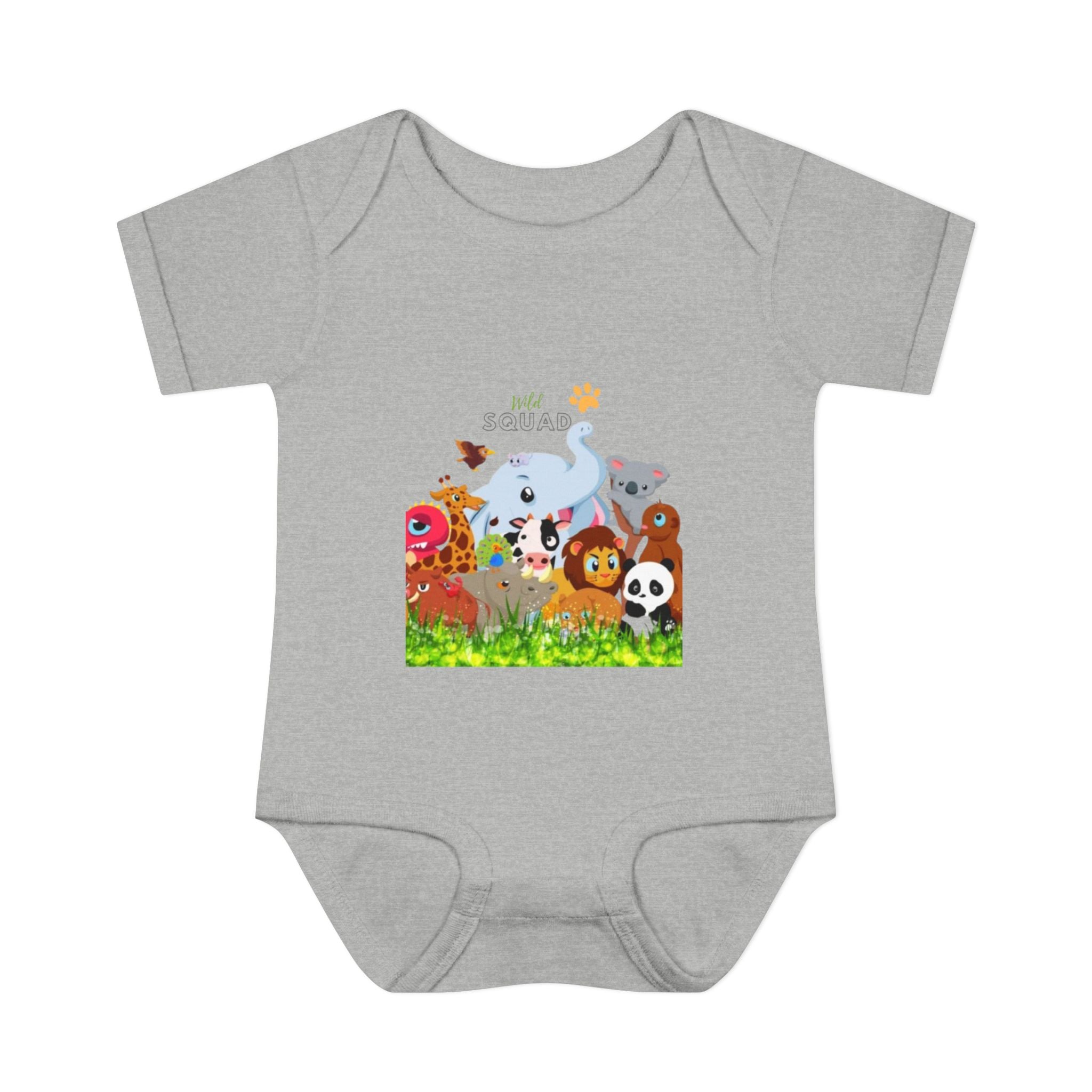 Cute Animal Print Infant Bodysuit - Adorable Baby Gift