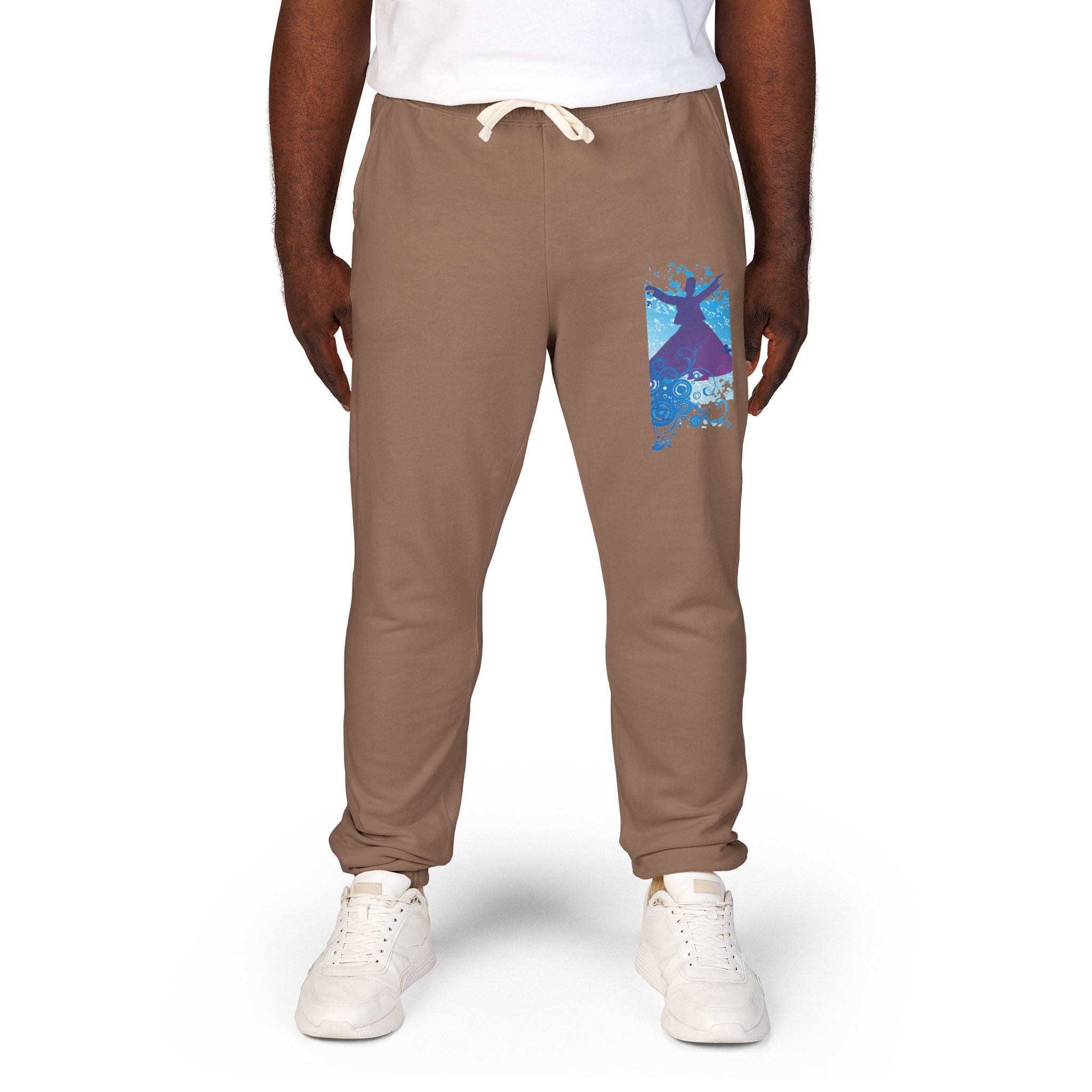 Garment-Dyed Fleece Sweatpants for Relaxation, Cozy Lounge Wear, Everyday Comfort, Gift for Chill Days, Perfect for Home and Travel