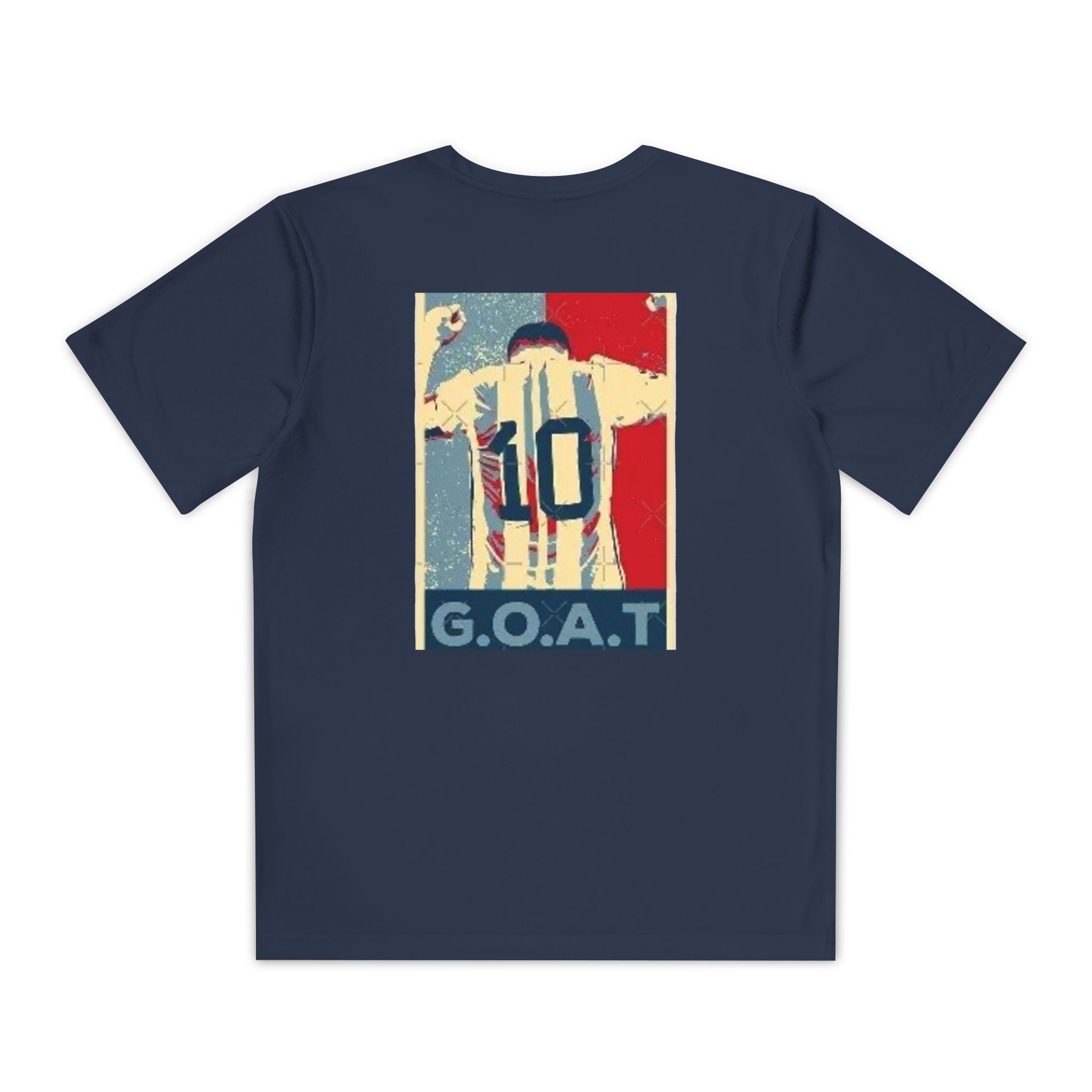 Youth Soccer Graphic Tee - Messi & GOAT Designs