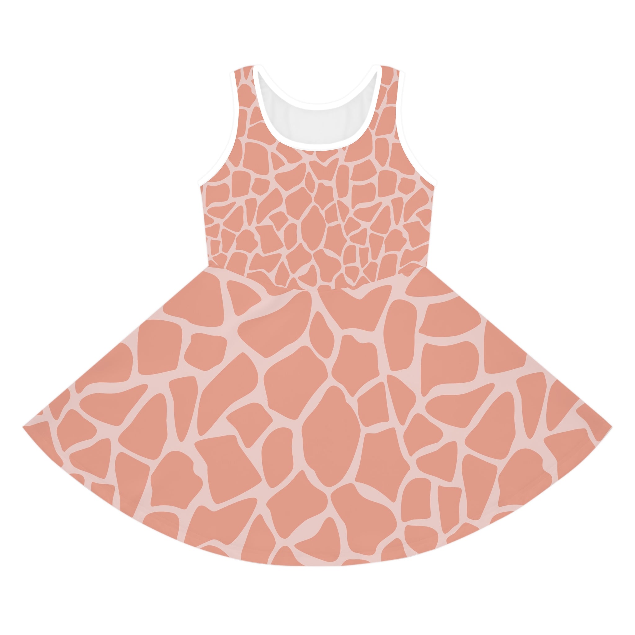 Girls' Giraffe Print Sundress - Fun & Stylish Summer Dress