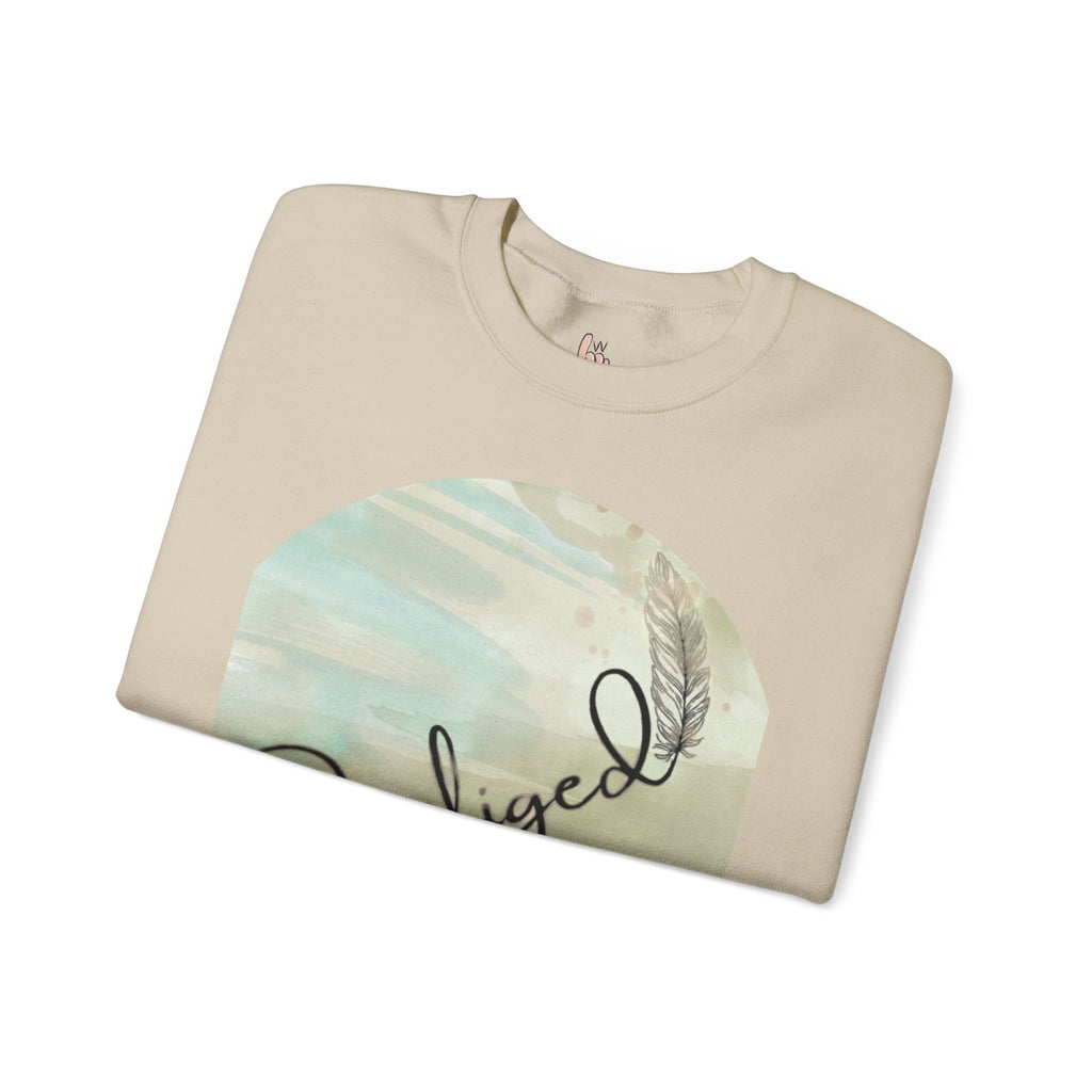 Chic Watercolor Crewneck Sweatshirt - Cozy Fashion, Unisex Design
