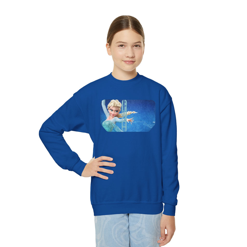 Frozen Elsa Youth Crewneck Sweatshirt