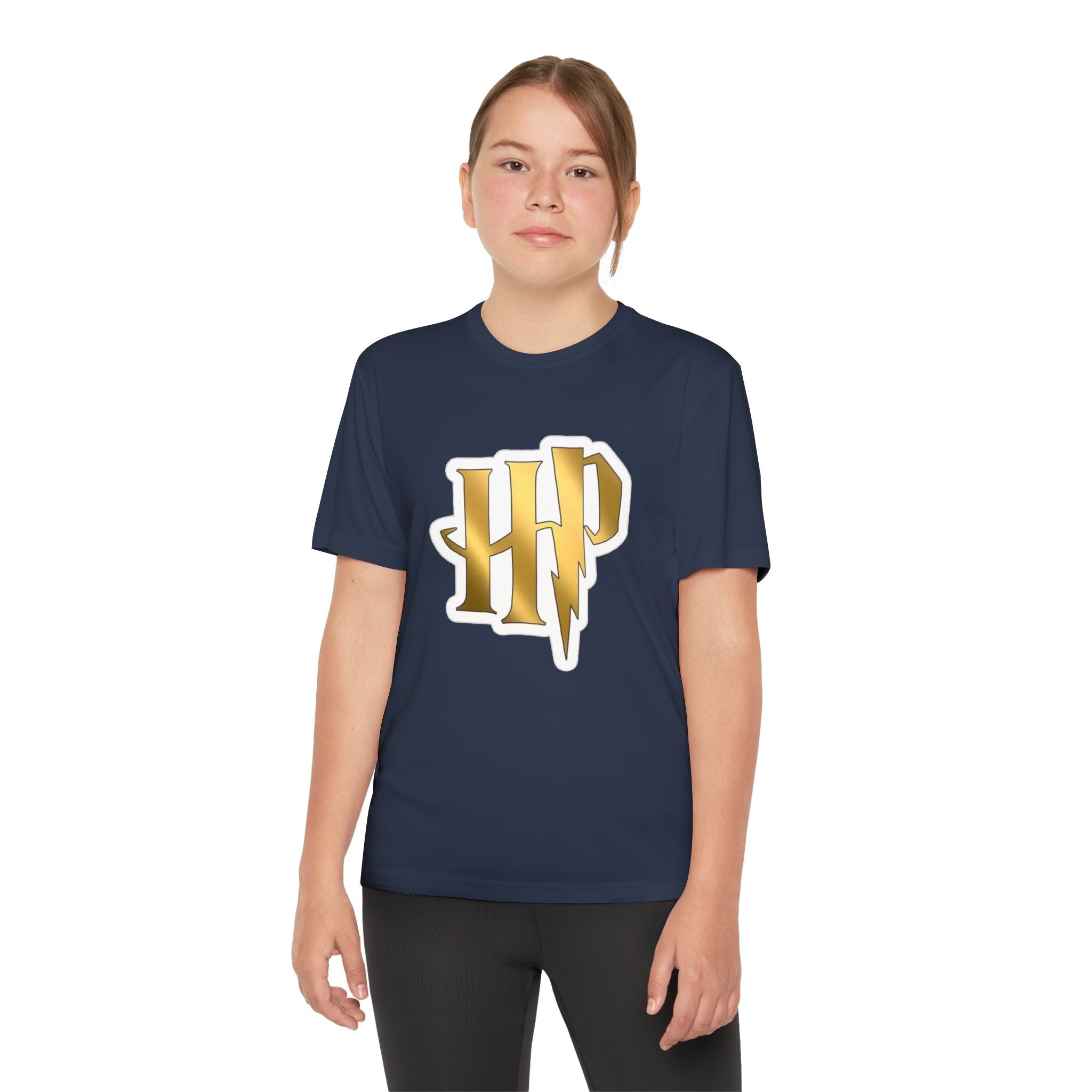 Harry Potter Youth Tee — Hogwarts Crest Back Graphic