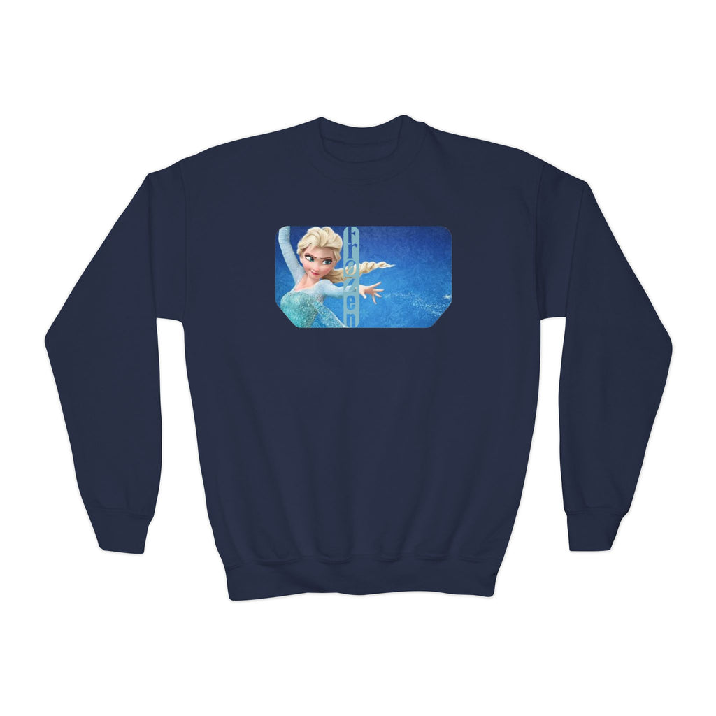 Frozen Elsa Youth Crewneck Sweatshirt