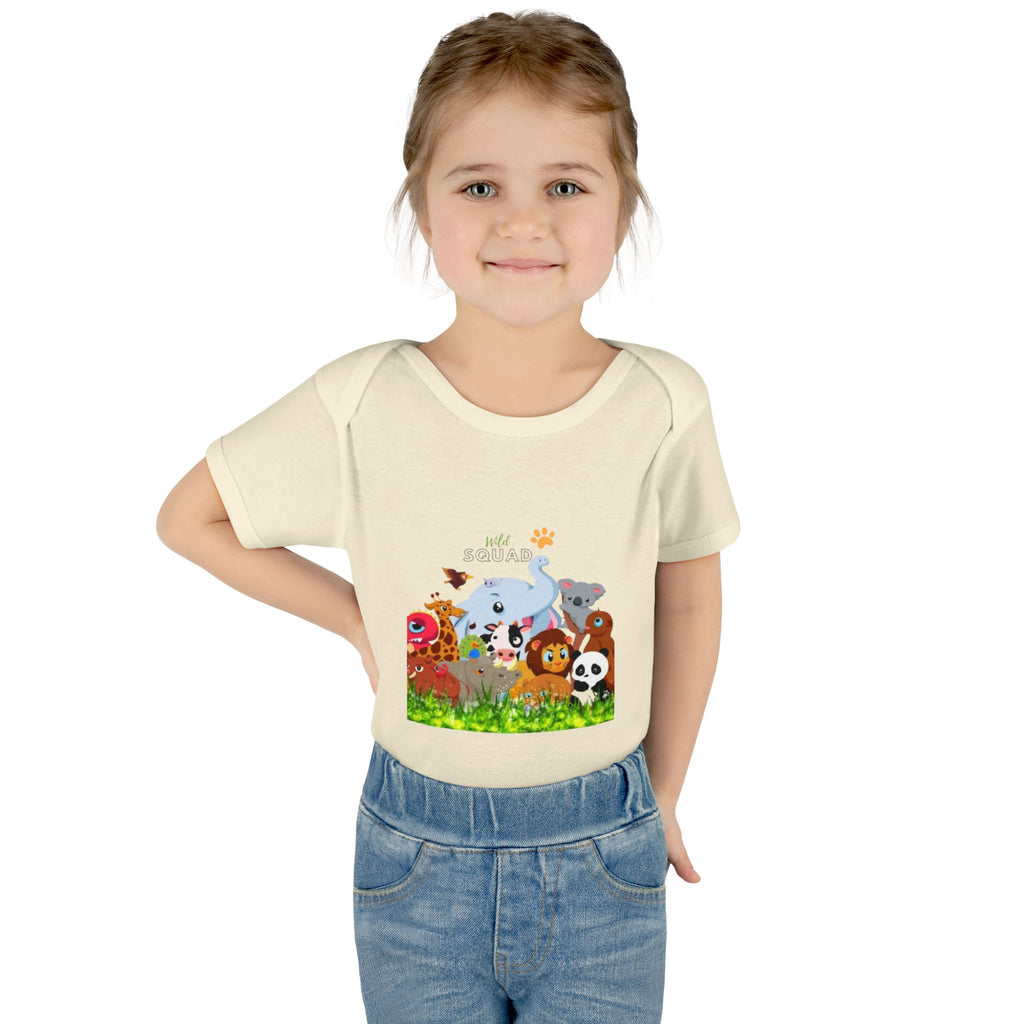 Cute Animal Print Infant Bodysuit - Adorable Baby Gift