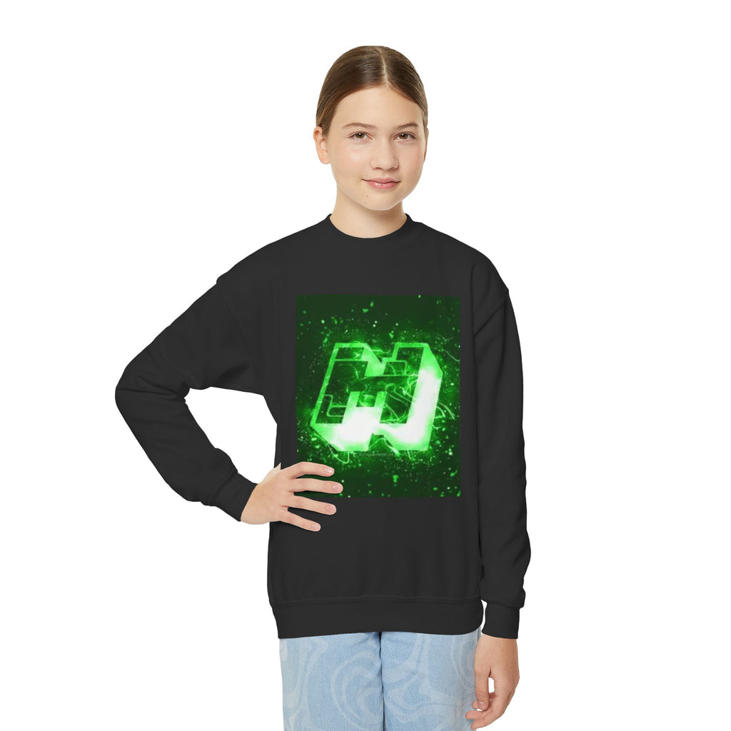 Glow-in-the-Dark Youth Crewneck Sweatshirt