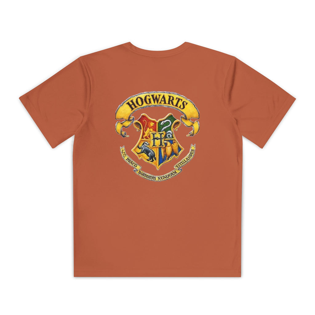 Harry Potter Youth Tee — Hogwarts Crest Back Graphic