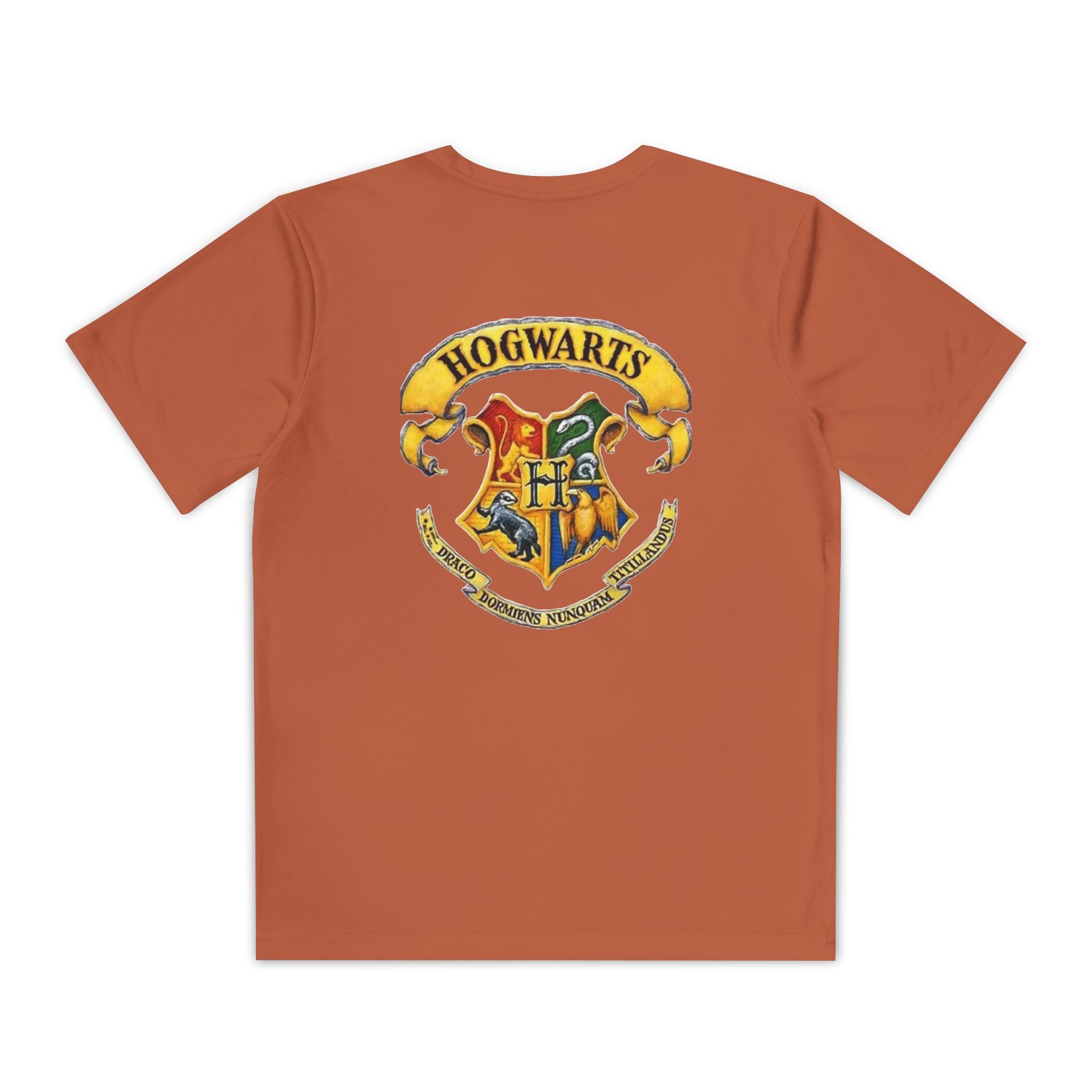 Harry Potter Youth Tee — Hogwarts Crest Back Graphic