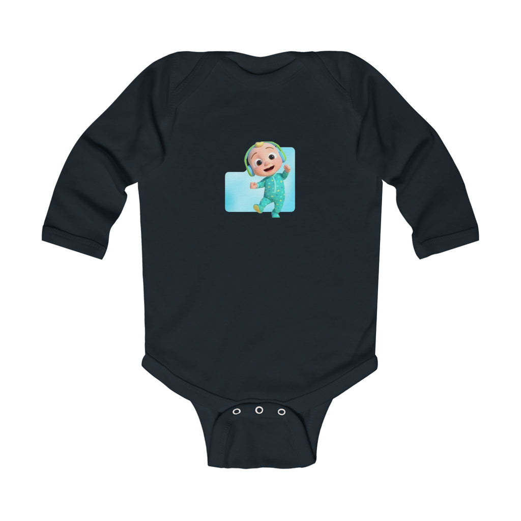 Cocomelon Infant Long Sleeve Bodysuit - Colorful Baby Onesie