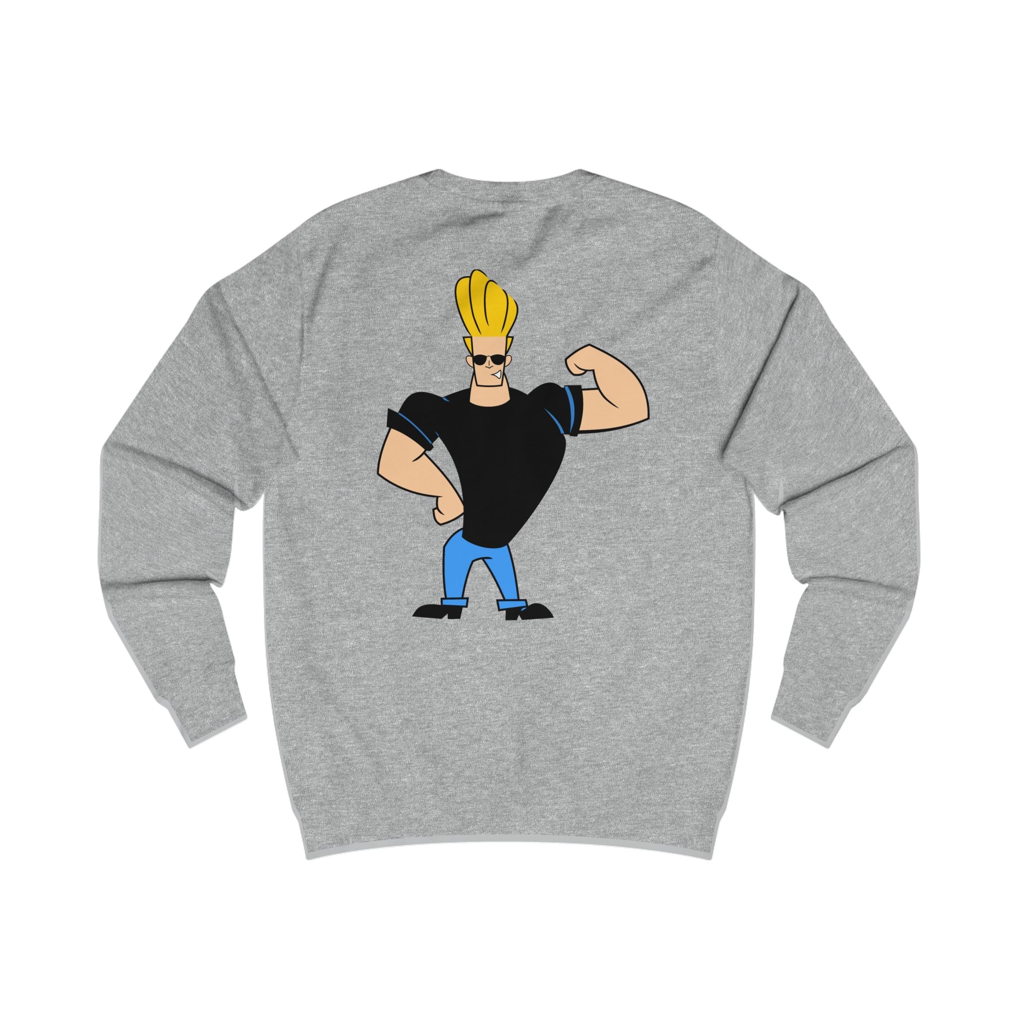 Trendy Johnny Bravo Sweatshirt, Pop Culture Apparel, Fun Graphic Top, Unisex Gift, Casual Wear, Conversation Starter
