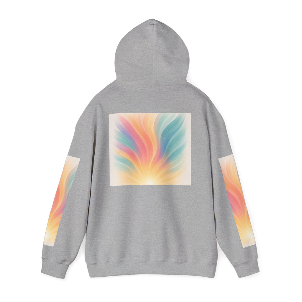 Vibrant Gradient Hooded Sweatshirt - Cozy Layer, Perfect for Casual Days, Gift for Art Lovers, Unisex Style, Spring Fashion, Everyday [...]