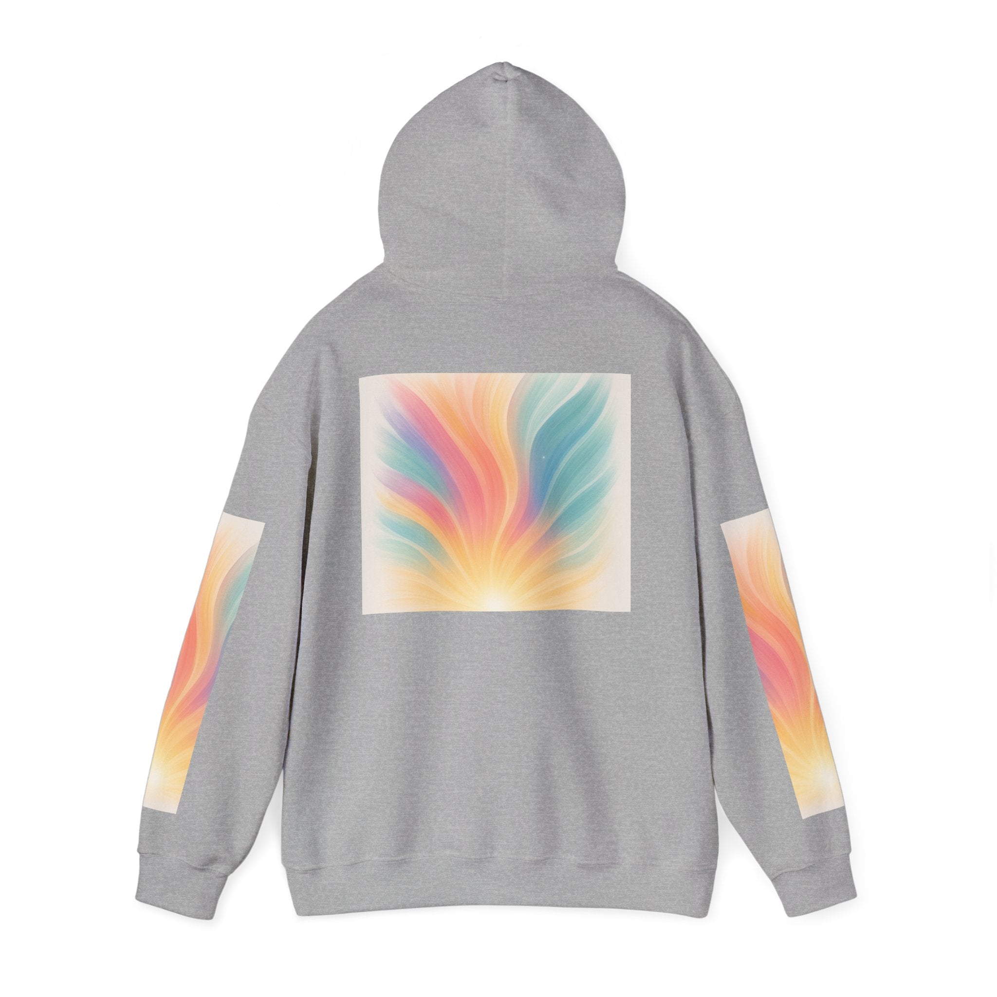 Vibrant Gradient Hooded Sweatshirt - Cozy Layer, Perfect for Casual Days, Gift for Art Lovers, Unisex Style, Spring Fashion, Everyday [...]