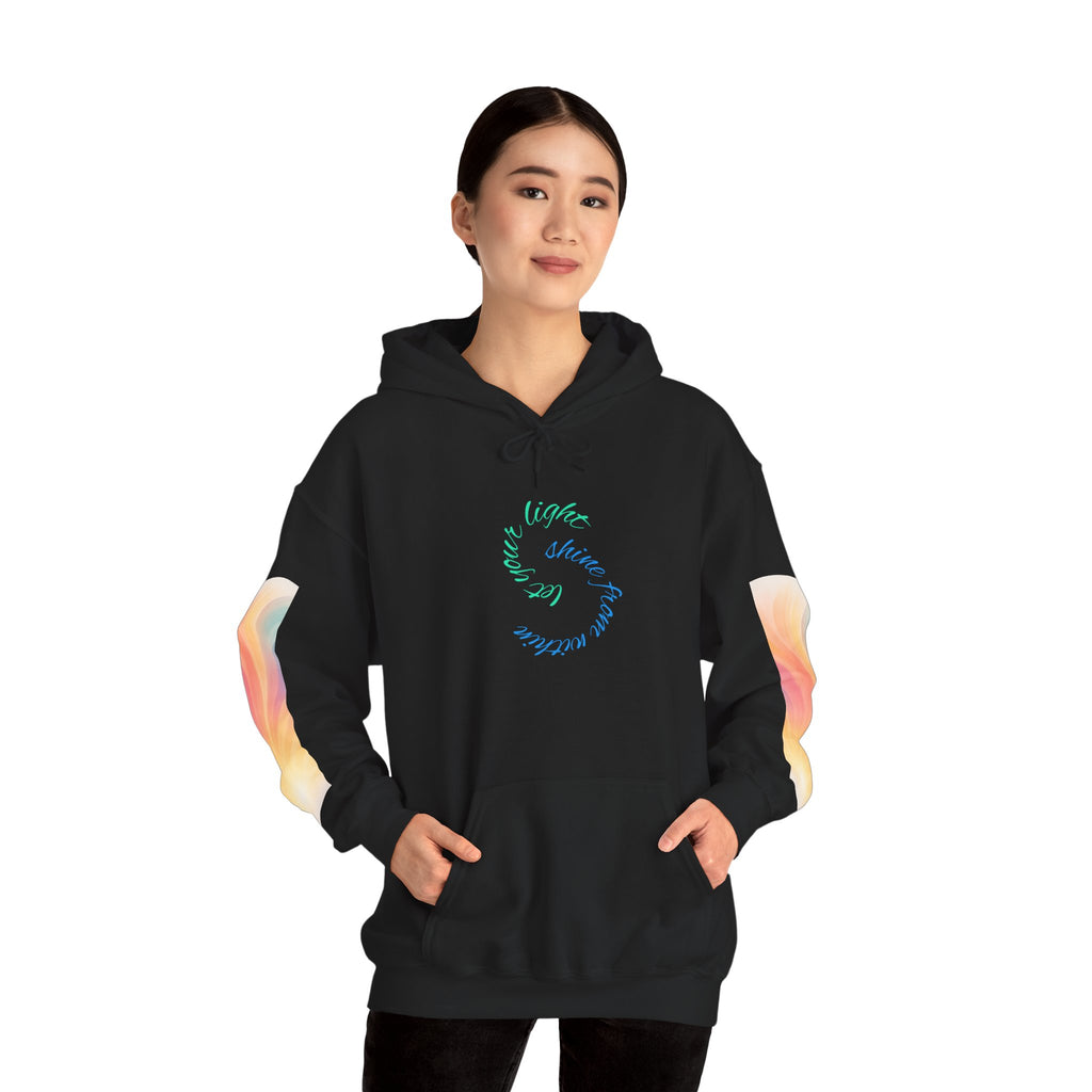 Vibrant Gradient Hooded Sweatshirt - Cozy Layer, Perfect for Casual Days, Gift for Art Lovers, Unisex Style, Spring Fashion, Everyday [...]