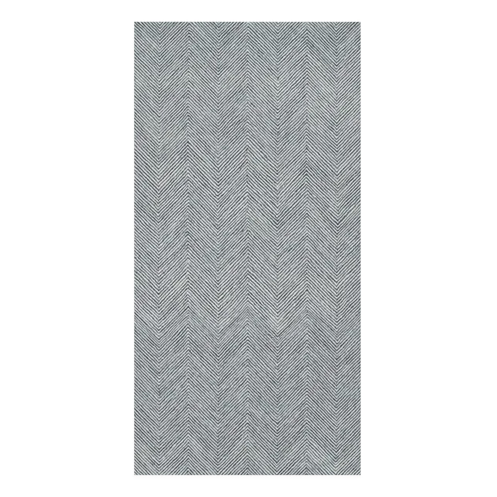 Grey Chevron Cotton Towel — Soft Mink-Cotton Bathroom & Beach Towel