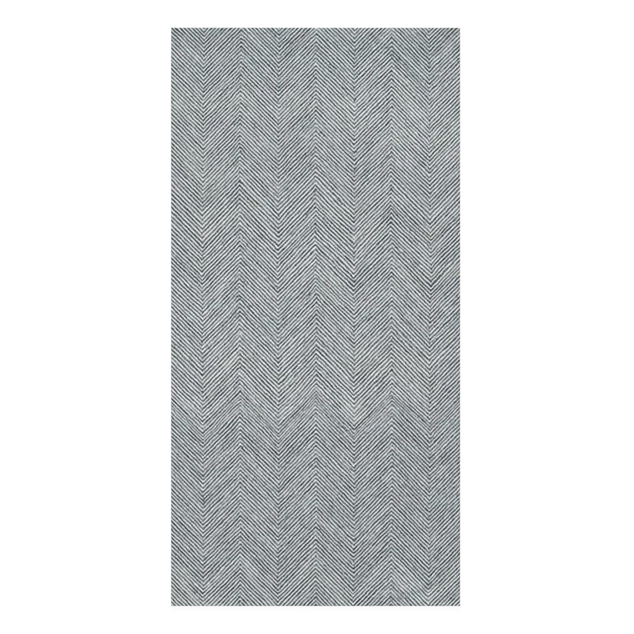 Grey Chevron Cotton Towel — Soft Mink-Cotton Bathroom & Beach Towel
