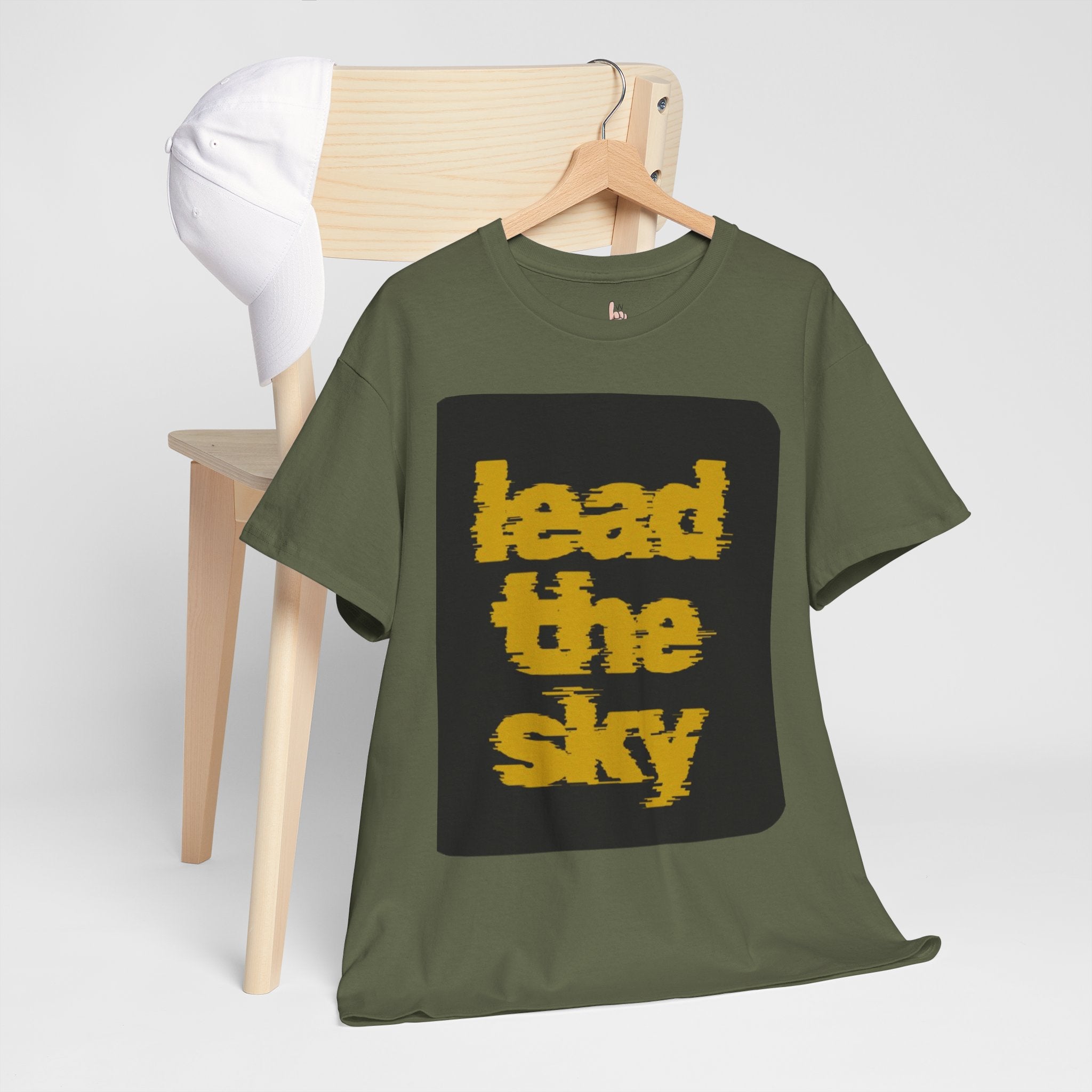 Eagle Graphic Unisex Heavy Cotton Tee - Lead The Sky