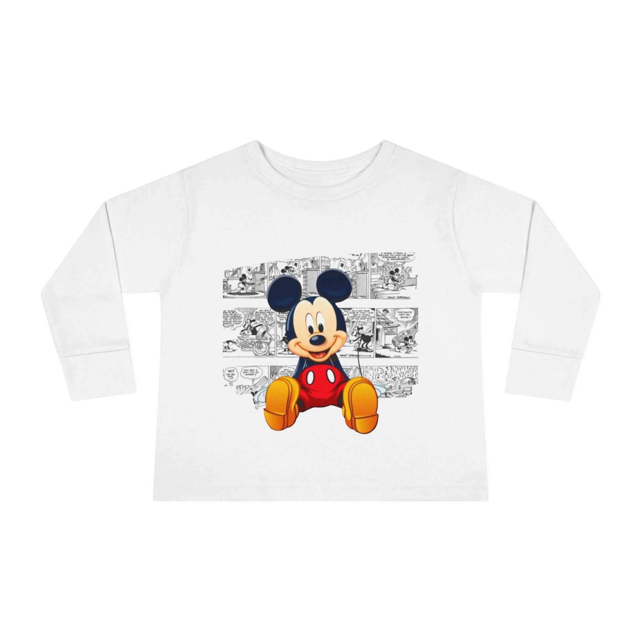 Mickey Mouse Toddler Long Sleeve Tee - Fun and Cozy Casual Wear