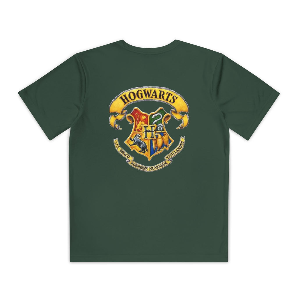 Harry Potter Youth Tee — Hogwarts Crest Back Graphic