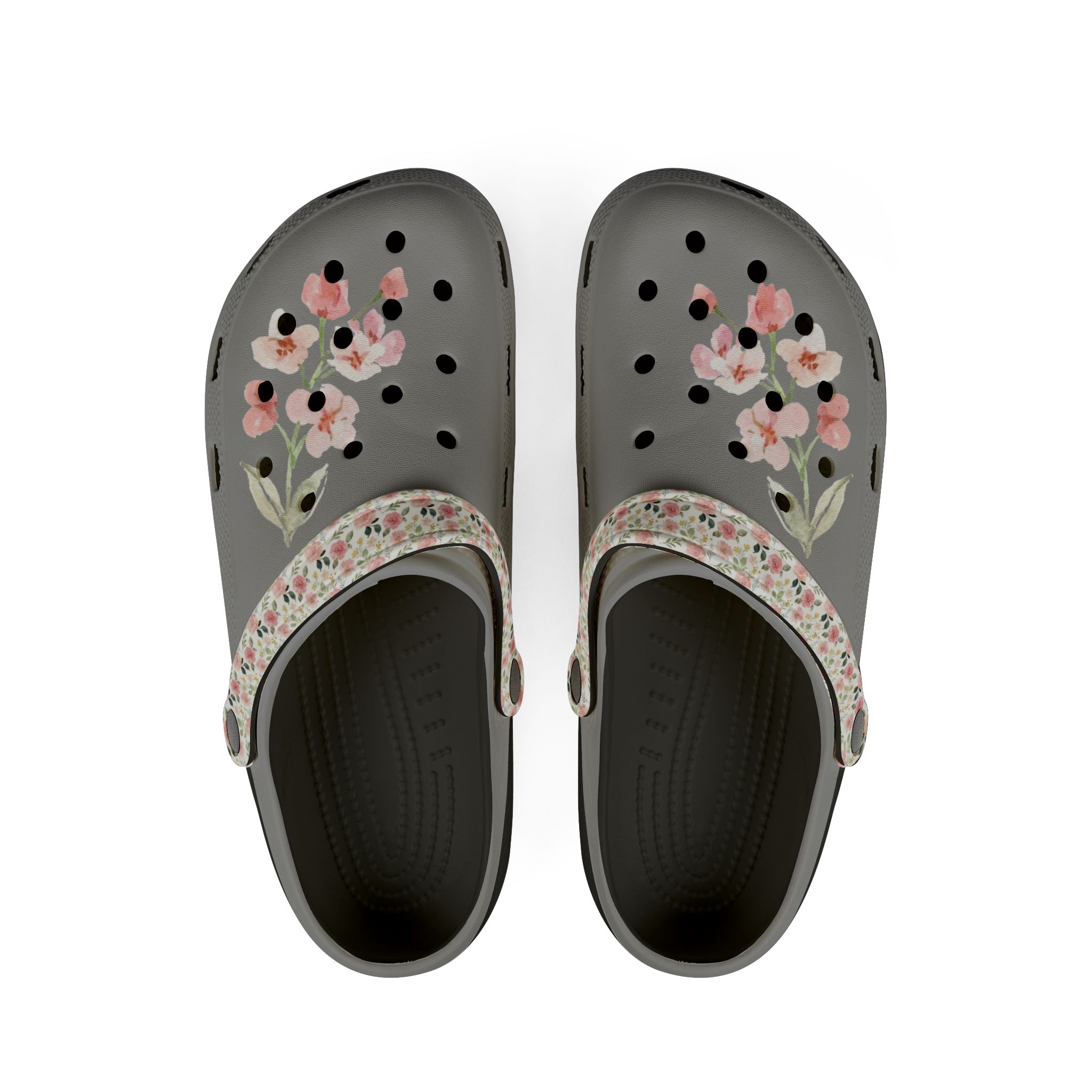 Floral EVA Foam Clogs - Comfortable Slip-On Shoes for Spring and Summer Adventures