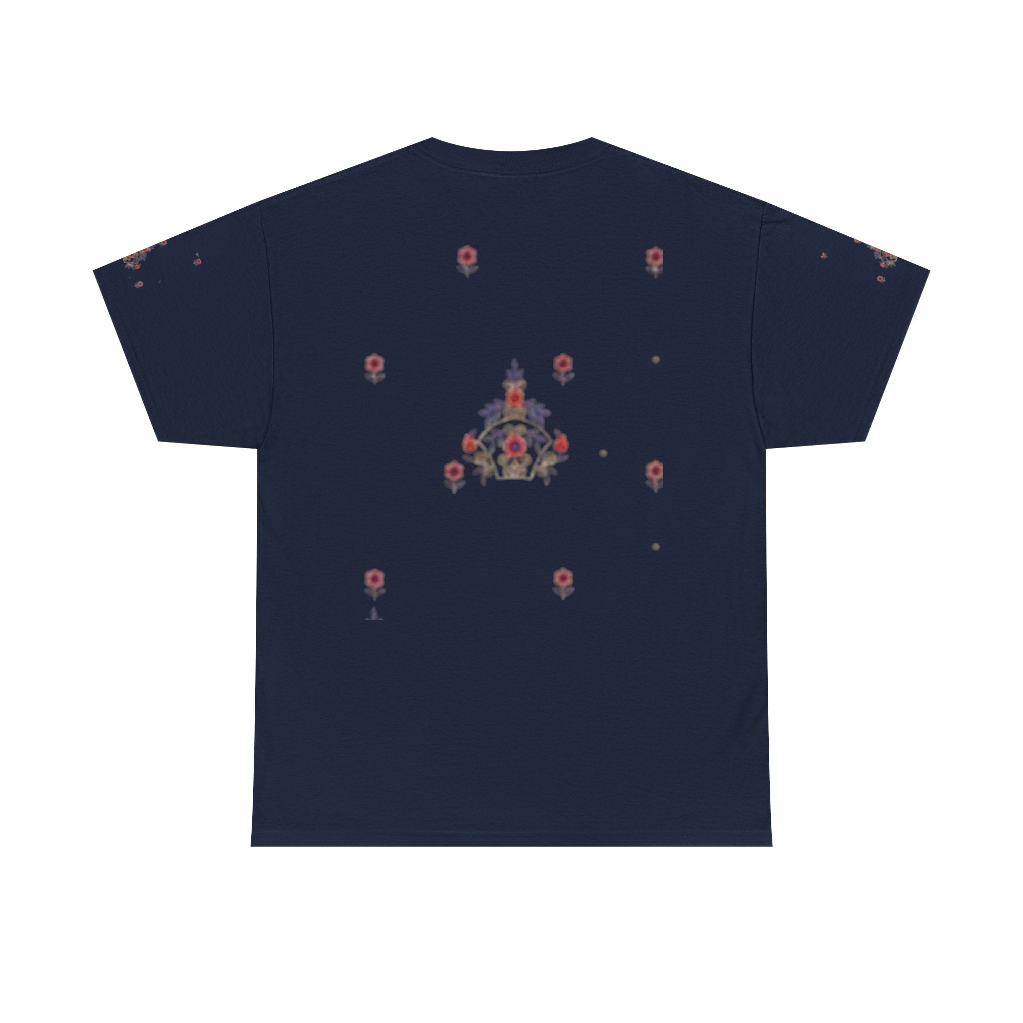 Space Invader Floral Tee — Retro Pixel Shooter Graphic T‑Shirt