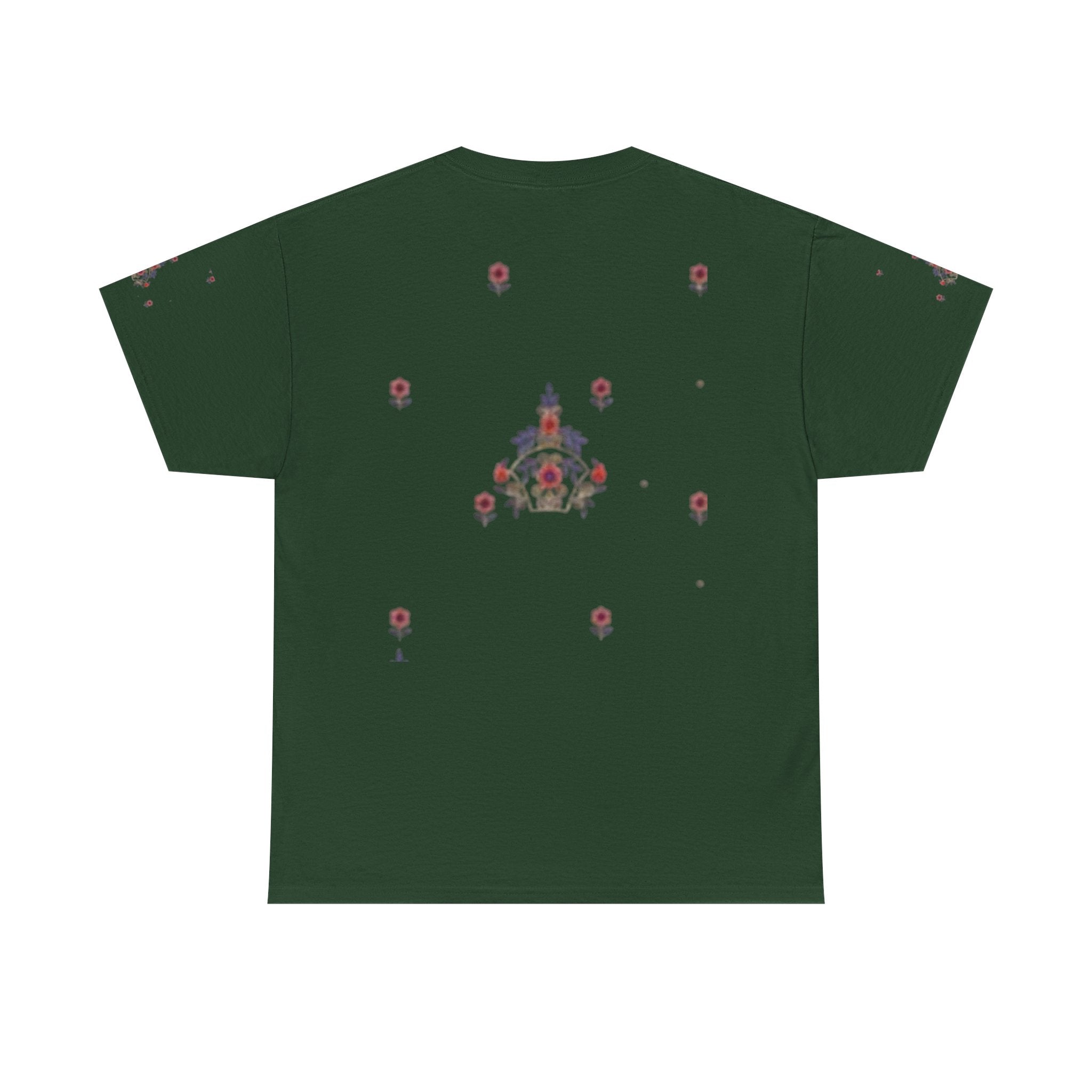 Space Invader Floral Tee — Retro Pixel Shooter Graphic T‑Shirt