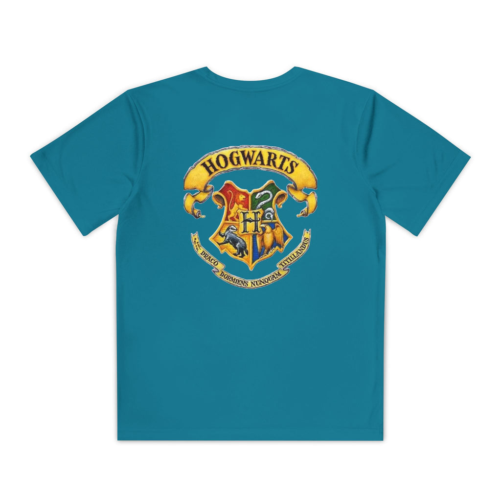 Harry Potter Youth Tee — Hogwarts Crest Back Graphic
