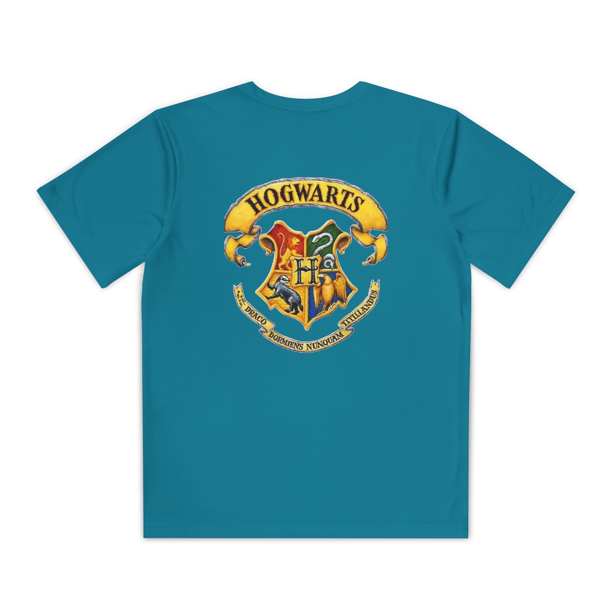 Harry Potter Youth Tee — Hogwarts Crest Back Graphic