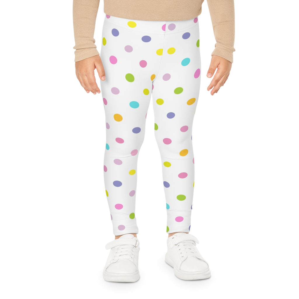 Colorful Polka Dot Kids Leggings
