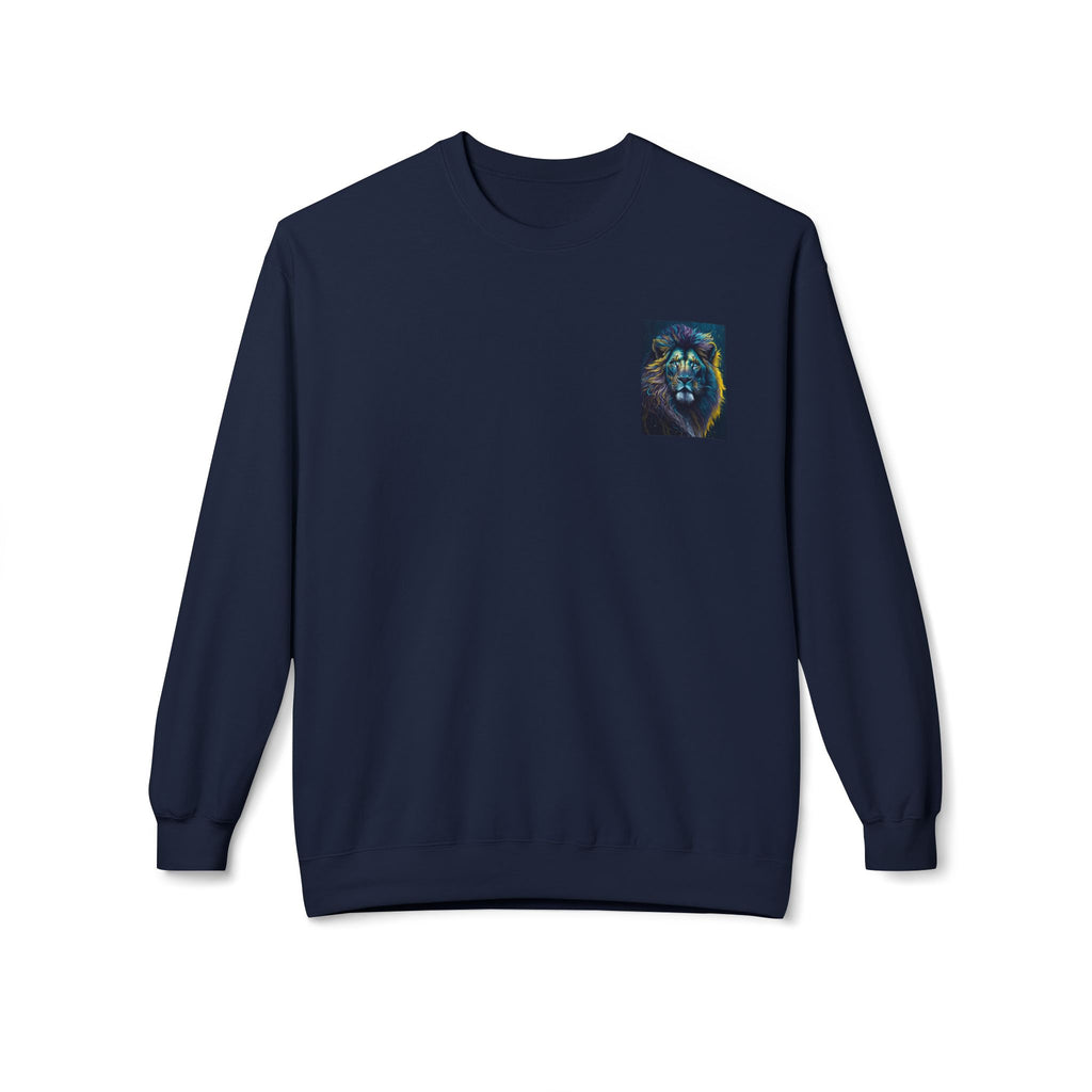 Vibrant Lion Crewneck Sweatshirt, Cozy Fleece Sweatshirt for Animal Lovers, Gift for Wildlife Enthusiasts, Stylish Casual Wear, [...]